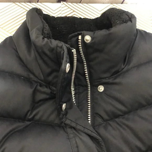 Eddie Bauer goose down jacket Black M - Picture 8 of 11